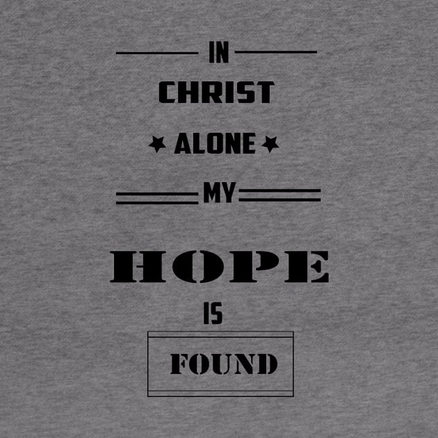 in christ alone my hope is found by theshop